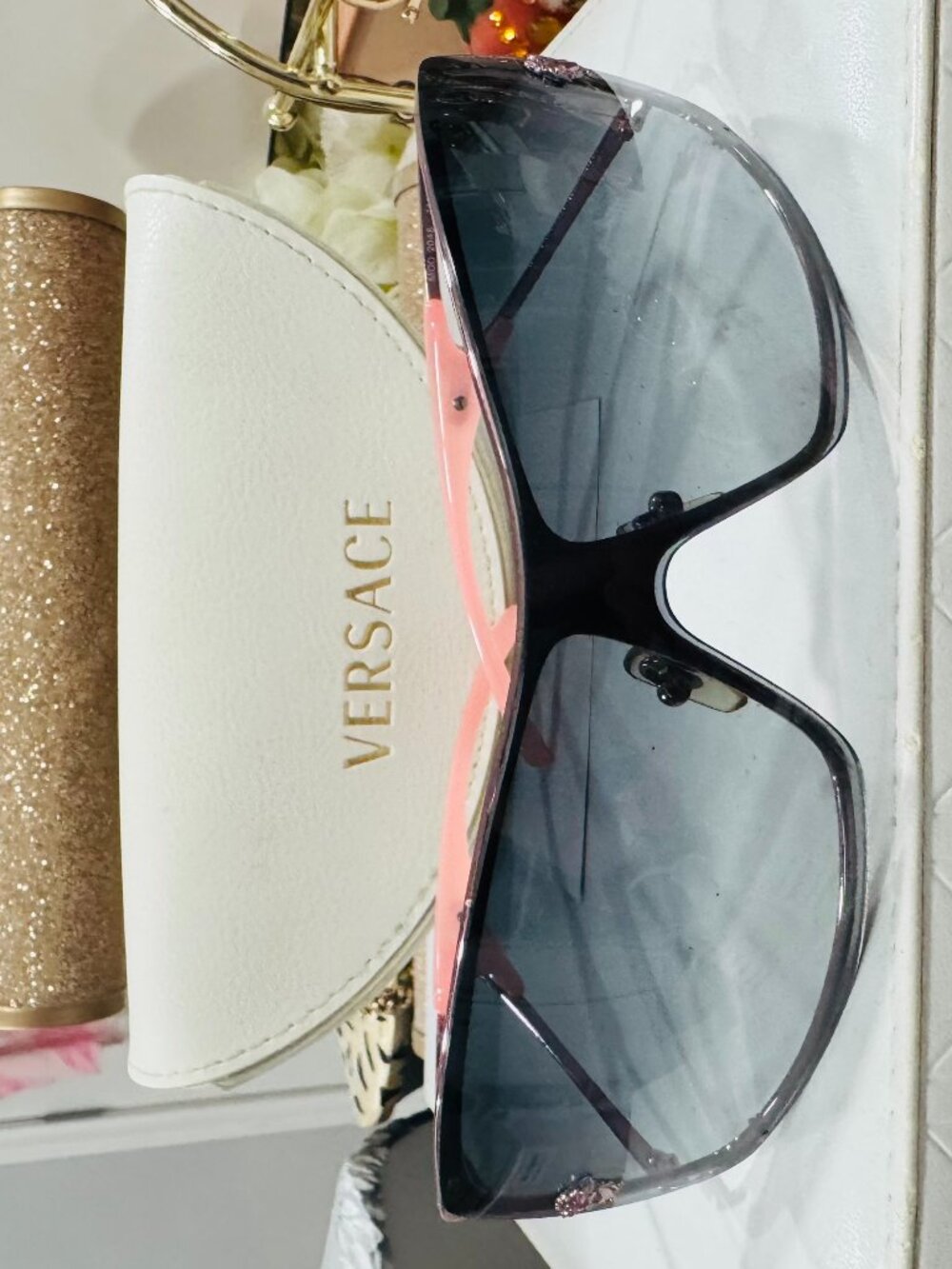 Versace pink and gold sunglasses MOD2048  1115/8G 120